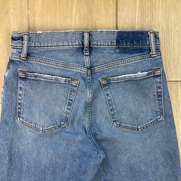 Abercrombie & Fitch 90s Relaxed High Rise Jeans Size 29 Short Blue Women’s Denim - Picture 10 of 10